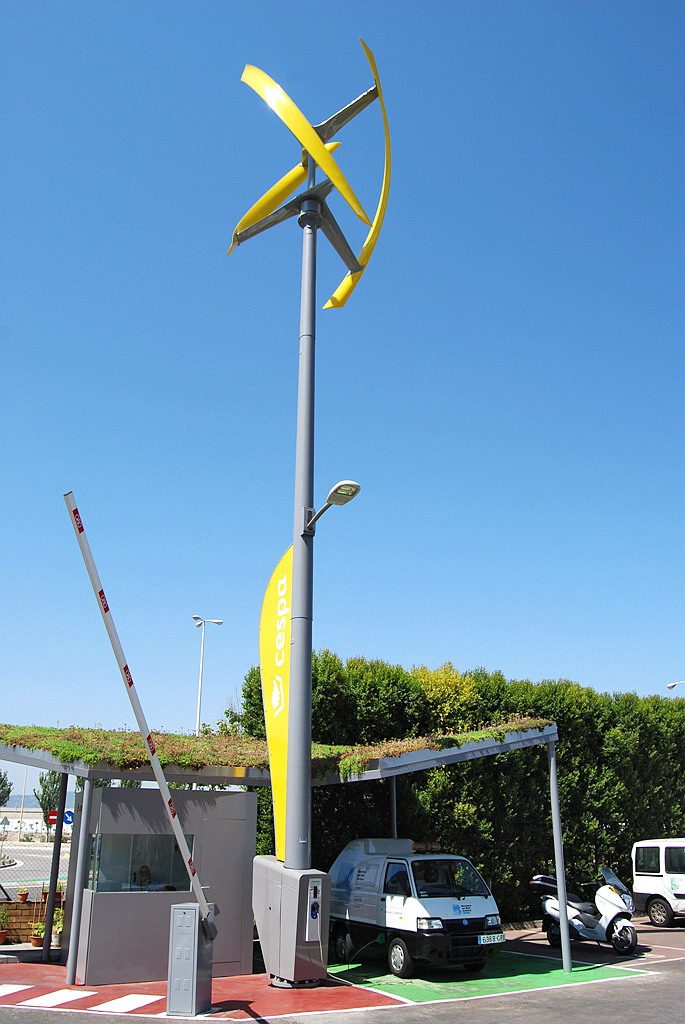 GE eolico per ricarica elettrica