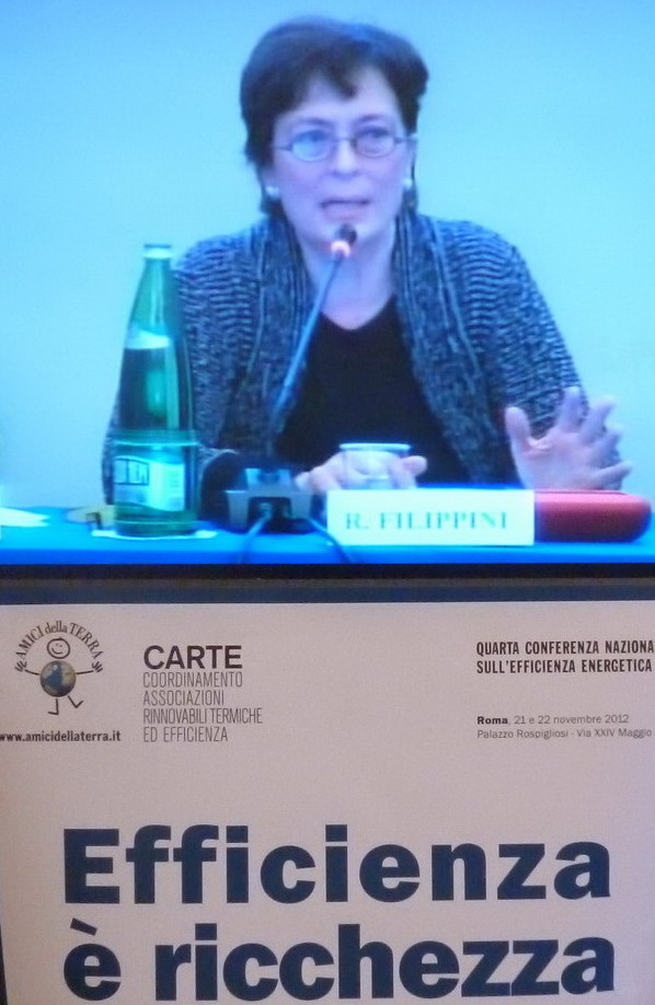 Rosa Filippini, Presidente degli Amici della Terra