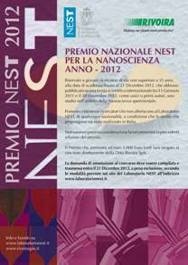 Locandina Premio NEST 2012