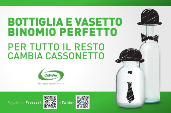 Il potere del vetro rifiutato Cartolina Coreve