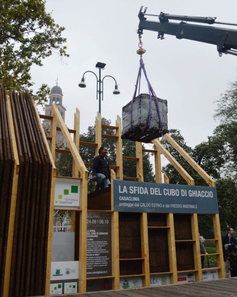 BLM Domus, la sfida del cubo di ghiaccio