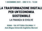 convegno: «La trasformazione digitale per un’economia sostenibile»
